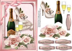 Beautiful Wedding or Anniversary Card