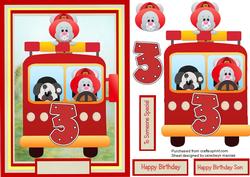 Lovely Fireman Mouse's 3rd Birthday