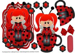 Lovely Bracket Ladybug in a Cup.