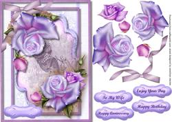 Beautiful Victorian Lilac Roses