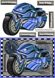A Bikers Pride and Joy ( Blue)
