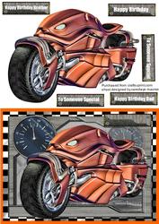 A Bikers Pride and Joy ( Burned Orange )