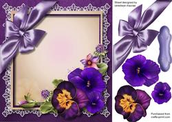 Beautiful Pansts and Summer Fruits