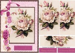 Lovely Cream Roses Side Pyramid