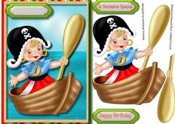 Pirate Girl on the High Seas