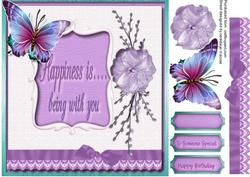 Happiness - is Being with You , ( Lilac )