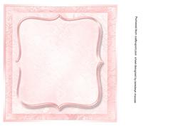 8x8 Baby Pink Incert