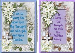 Two Beautiful Sympathy Toppers 