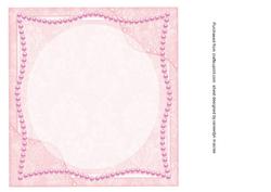 Lovely 8x8 Pink Incert