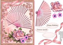 Beautiful Oink Fans and Roses