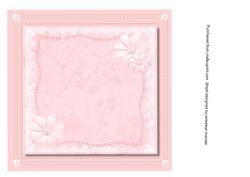 Lovely Baby Pink Flower Incert