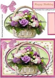 Lovely Basket of Flowers 