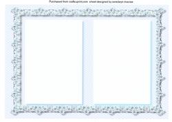 Lovely Lace and Blue Incert