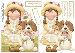 Lovely Me and My Dog Over the Edge Card