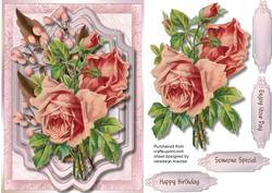 Beautiful Roses and Babys Breath