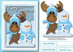 Moose and the Friendly Snowman 