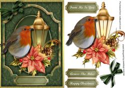 Lovely Robin on the Lampost