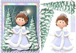 Beautiful Christmas Snow Princess