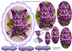 Lovey Violets in a Box
