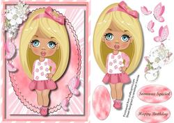 Lovely Butterfly Girl