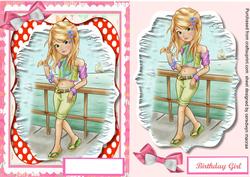 Beach Girl on the Pier