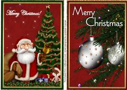 Two Christmas Toppers for Christmas