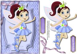 Lovely Dancing Fairy in Lilac