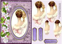 Beautiful Lady Through the Looking Glass