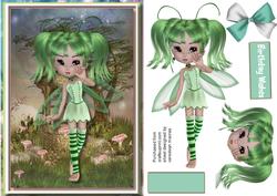 Lovely Fairy in the Forest 
