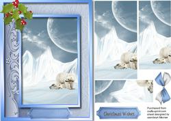 Lovely Christmas Scene at the North Pole