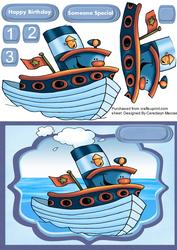 Lovely Childrens Birthday Tugboat