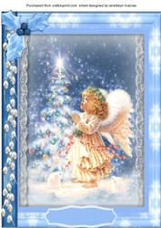 A4 Beautiful Praying Angel