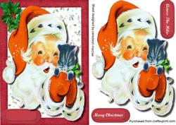Cuddled Inside with Santa 