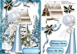 Christmas Fairy at the Wishing Well