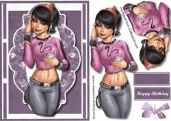Lovely Trendy I Pad Girl