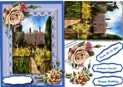 Rose Cottage and Champagne Roses