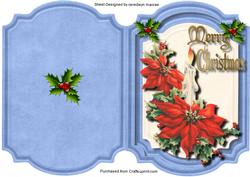 Lovely Cut and Fold Christnas Candle