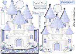Over the Edge Christmas or Birthday Snow Princesses Castle