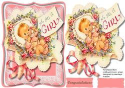 So It's a Girl Congratulations
