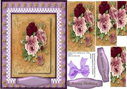 Beautiful Vintage Roses in Lilac