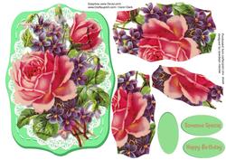 Lovely Roses and Violets , Pyramid