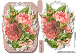 Lovely Roses and Butterfly Lace