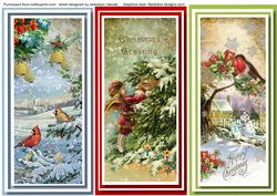 D.l Three Lovely Christmas Cards