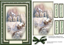 Lovely Sleigh Ride in the Snow