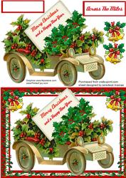 Lovely Vintage Card Full of Holly