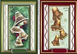 Two Lovely Card Toppers with Lovely Bells
