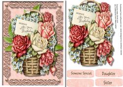 Lovely Basket of Roses