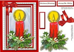 Christmas Candle Burning Bright