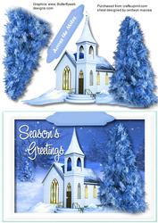 Lovely Christmas Church in the Hills