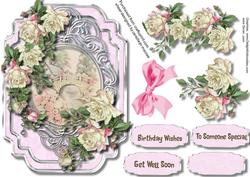 Beautiful Rose Cottage and Cream Roses